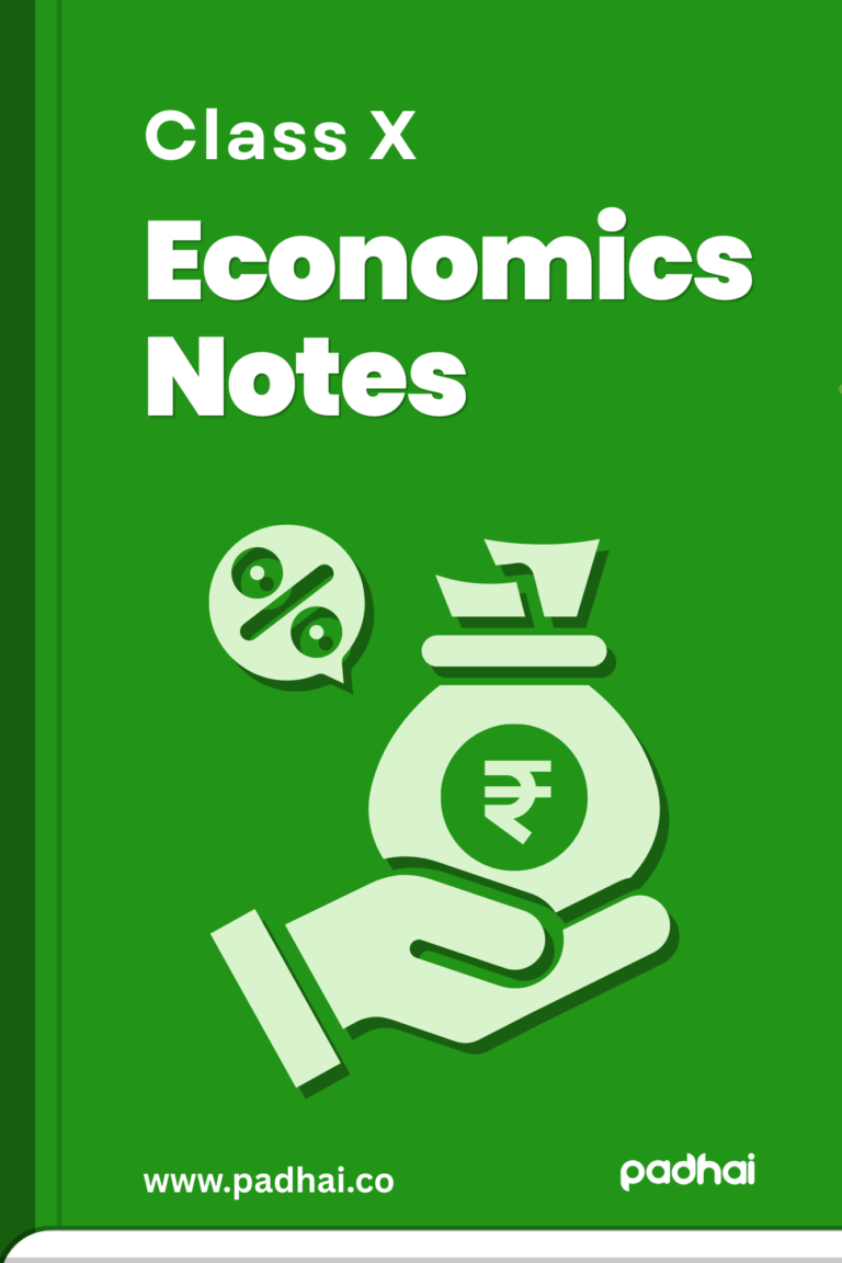 Class 10 Economics Notes